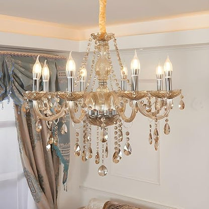 Adore Italian Lit crystal chandelier - Adore & Décor