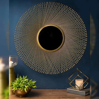 Adore Knitted iron wall mirror - Adore & Décor