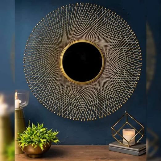 Adore Knitted iron wall mirror - Adore & Décor