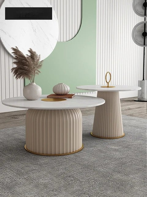 Adore leather touch statement centre table - Adore & Décor