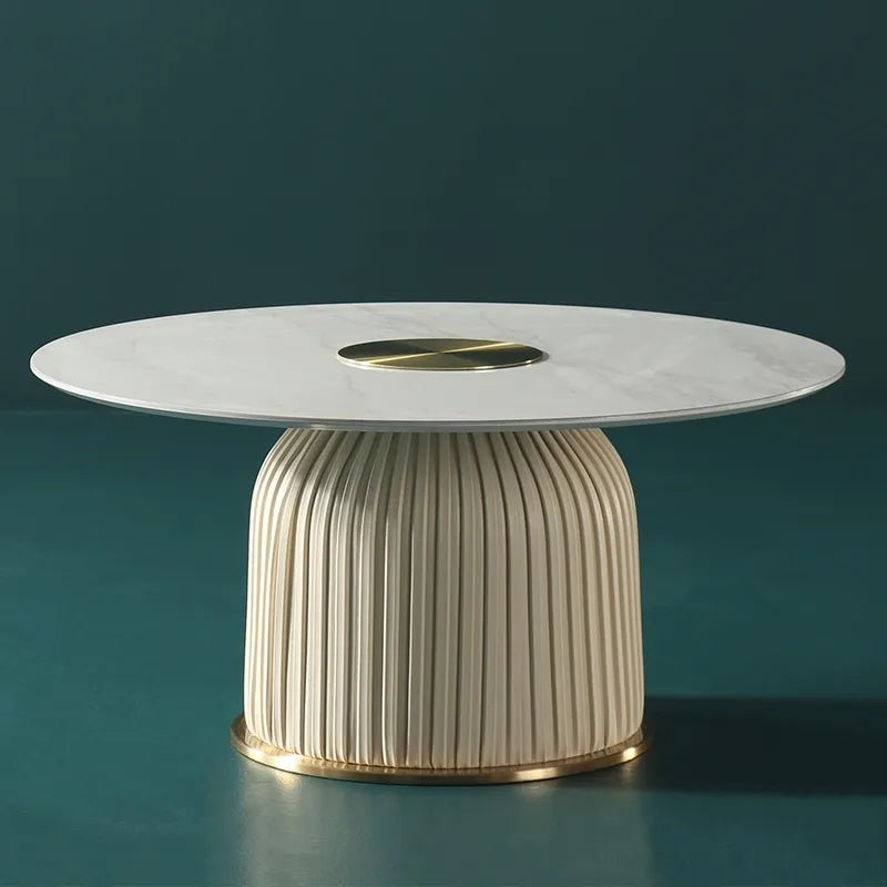 Adore leather touch statement centre table - Adore & Décor