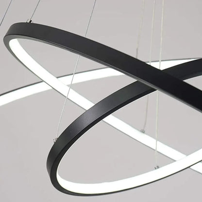 Adore LED Ceiling Light [Black and White metal polished] - Adore & Décor