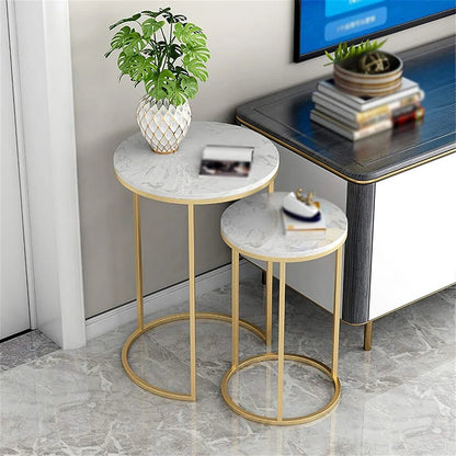 Adore Marble top side table duo - Adore & Décor