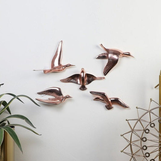 Adore Metal flying birds wall sculpture - Adore & Décor