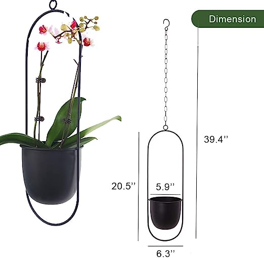 Adore Metal hanging planter [single] Adore and decor
