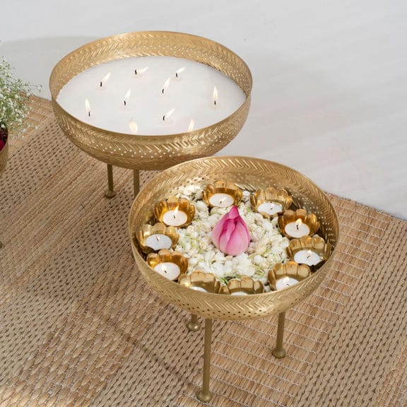 Adore Metal Urli bowls [Set of 3] - Adore & Décor