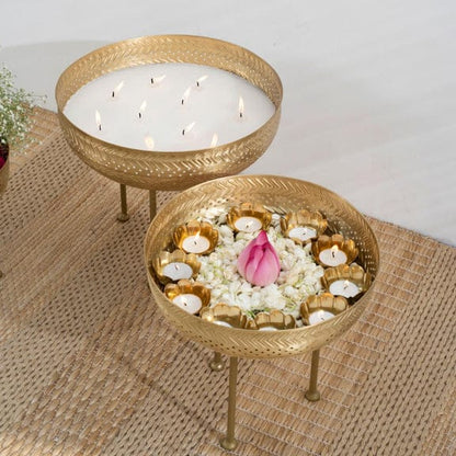 Adore Metal Urli bowls [Set of 3] - Adore & Décor