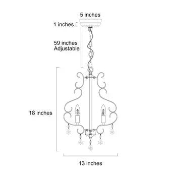 Adore Modern classic chandelier - Adore & Décor