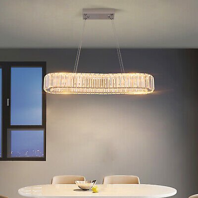 Adore Modern Oval crystal chandelier - Adore & Décor