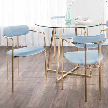 Adore nuclear mini dining table with 4 cushioned seaters - Adore & Décor
