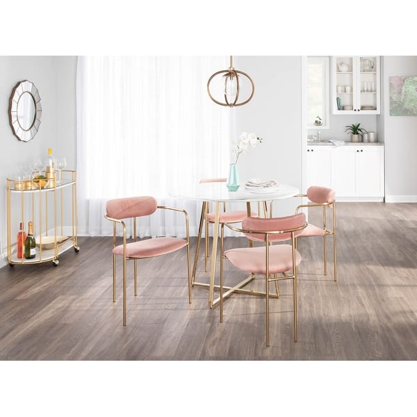 Adore nuclear mini dining table with 4 cushioned seaters - Adore & Décor