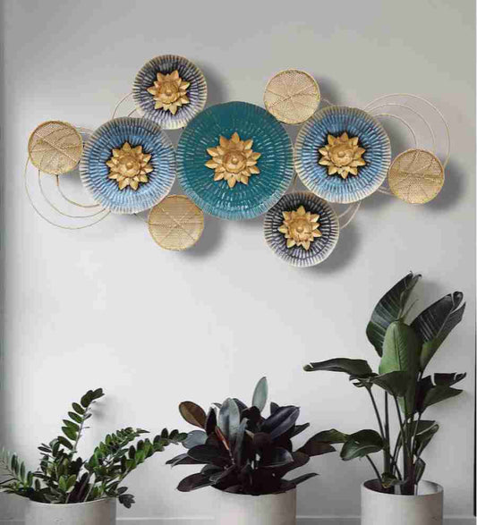 Adore Oceania plates wall art [with LED] - Adore & Décor