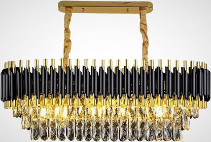 Adore oval modern chandelier - Adore & Décor