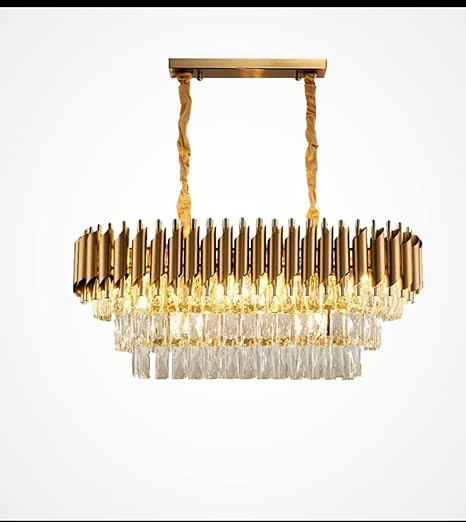 Adore oval modern chandelier - Adore & Décor