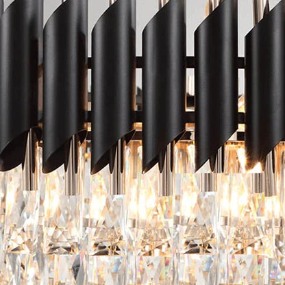 Adore oval modern chandelier - Adore & Décor