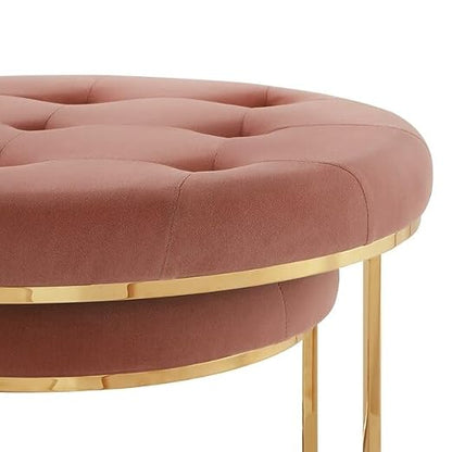 Adore Pink Blush nesting table set of 2 - Adore & Décor