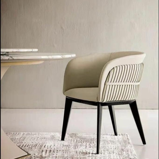 Adore Premium Leatherite Black buckle seater - Adore & Décor