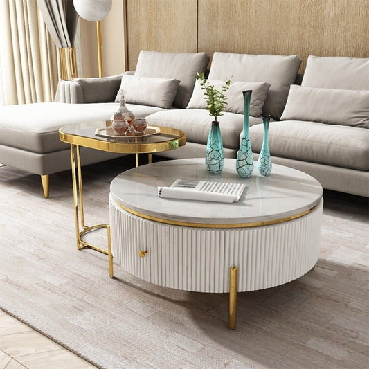 Adore sleek multipurpose centre table [set of 2] - Adore & Décor