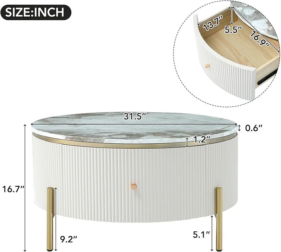 Adore sleek multipurpose centre table [set of 2] - Adore & Décor