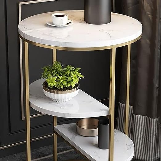 Adore Sturdy dude side table [3 racks] - Adore & Décor