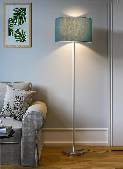Adore Sturdy Velvet Sapphire floor lamp - Adore & Décor