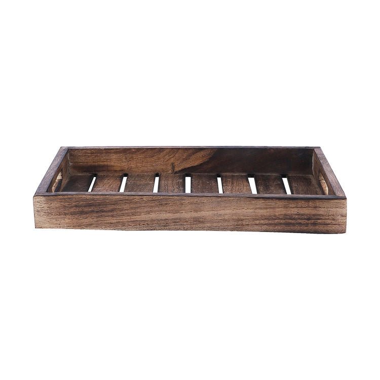 Adore sumi ash shade wooden tray - Adore & Décor