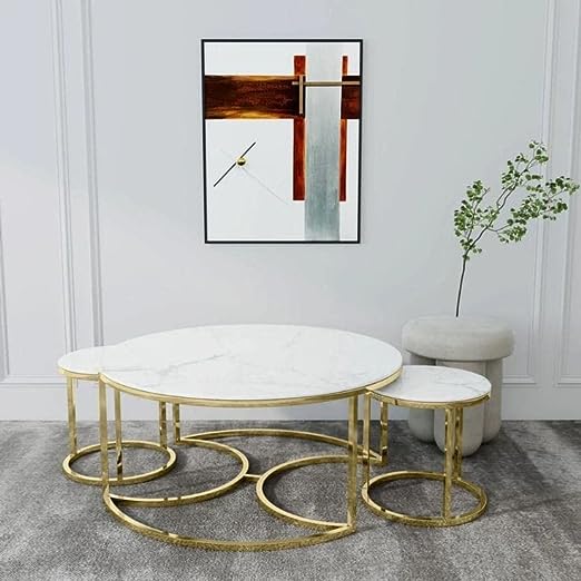 Adore Triple ringed star Nesting table [Set of 3] - Adore & Décor