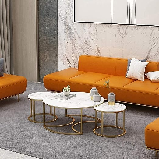 Adore Triple ringed star Nesting table [Set of 3] - Adore & Décor