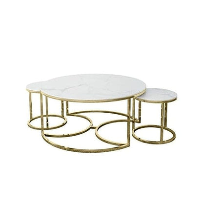Adore Triple ringed star Nesting table [Set of 3] - Adore & Décor