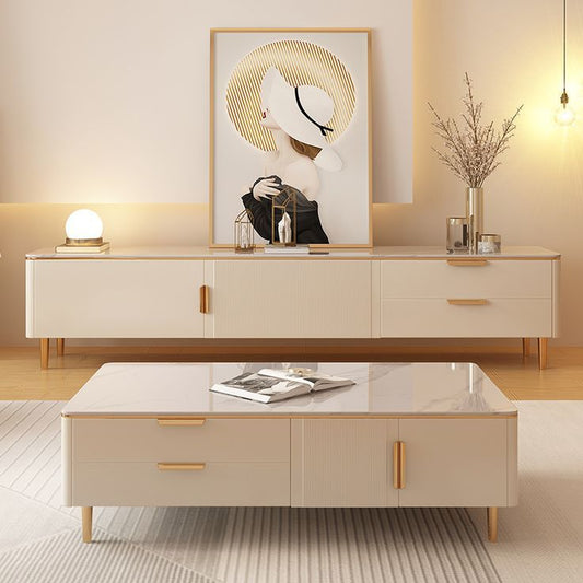 Adore triple shelf Marble top table - Adore & Décor