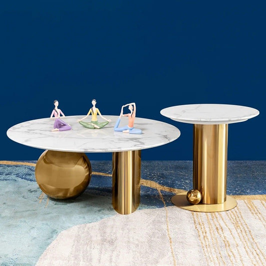 Adore twins marble table set - Adore & Décor
