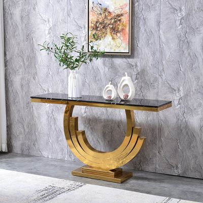 Adore Two dimensional earth console table - Adore & Décor