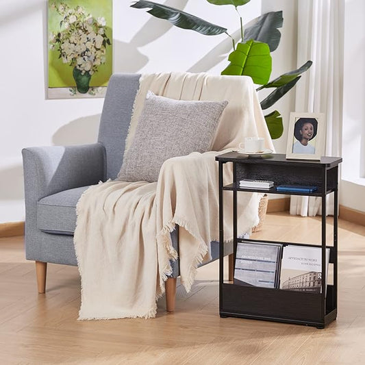 Adore Vintage Narrow Side Table with Storage Shelf - Adore & Décor