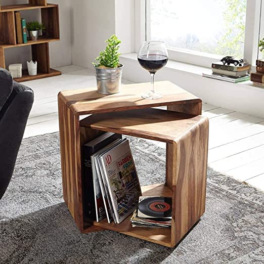 Adore Wooden Nested Table set - Adore & Décor