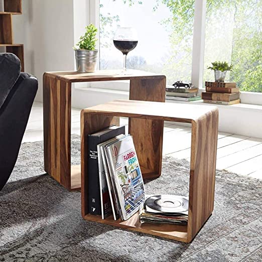 Adore Wooden Nested Table set - Adore & Décor