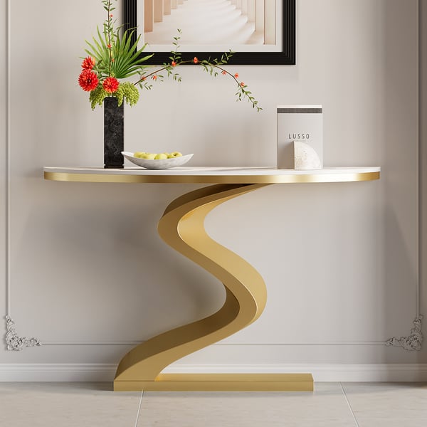 Afore swivel console table - Adore & Décor