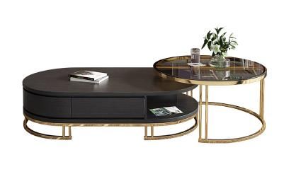 Adore Black Shimmer Nesting table set