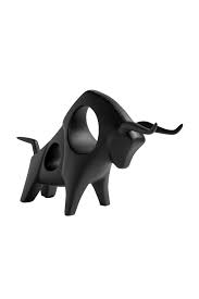 Adore Ceramic BULL decor set [Black and Gold]