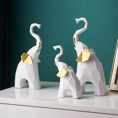 Adore Elephant Showpiece pack of 3