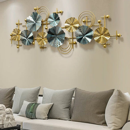 Adore Interlinked Brass metal wall hanging