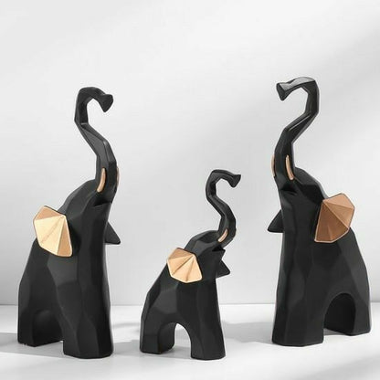 Adore Elephant Showpiece pack of 3