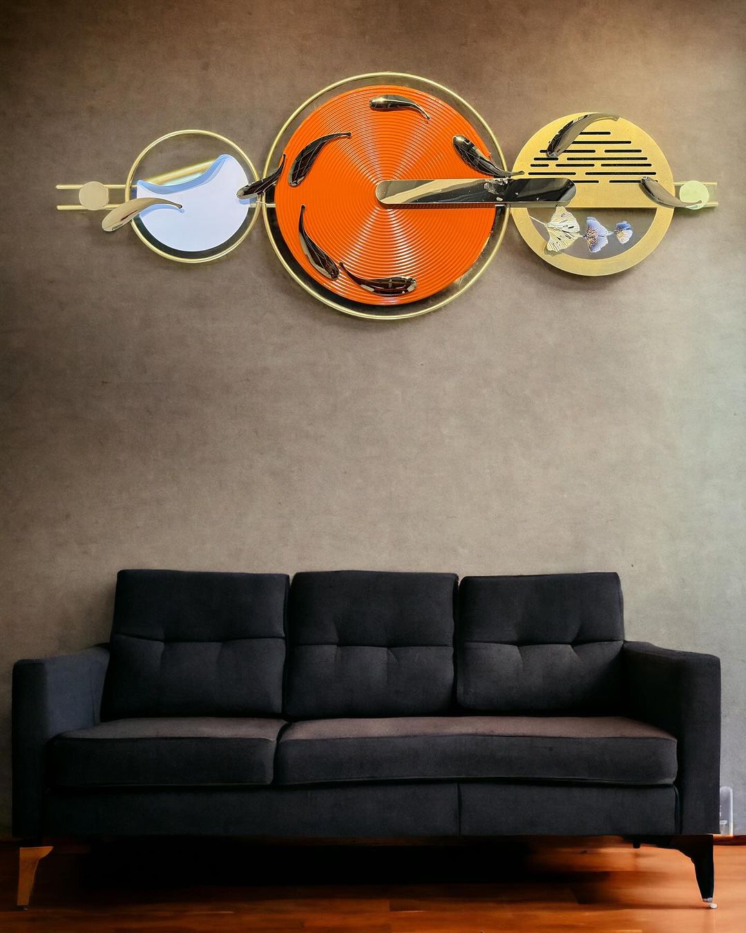 Adore 3 Saturn rings wall art