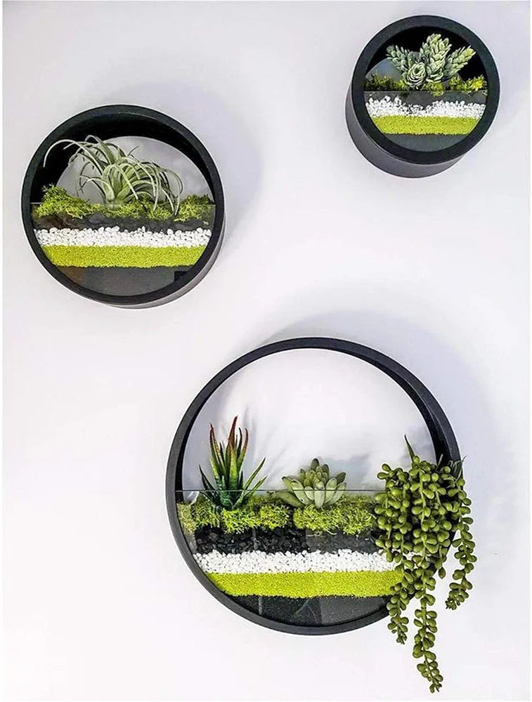 Adore round wall planter