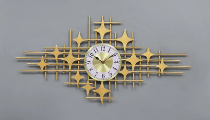 Twinkling starlight wall clock