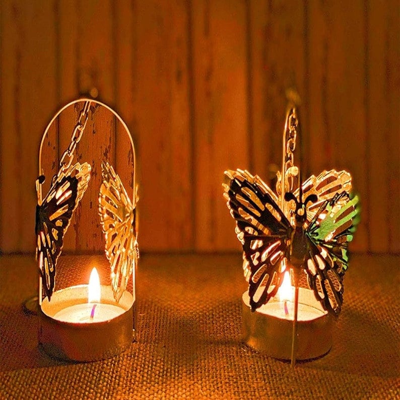 Adore Butterfly candle holder (set of 4)