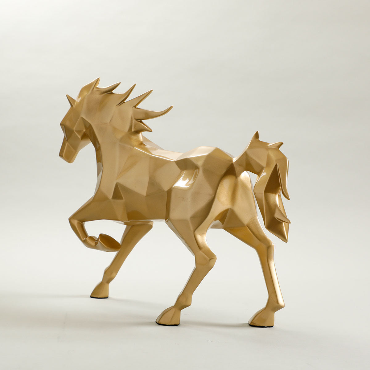 Adore golden horse decor