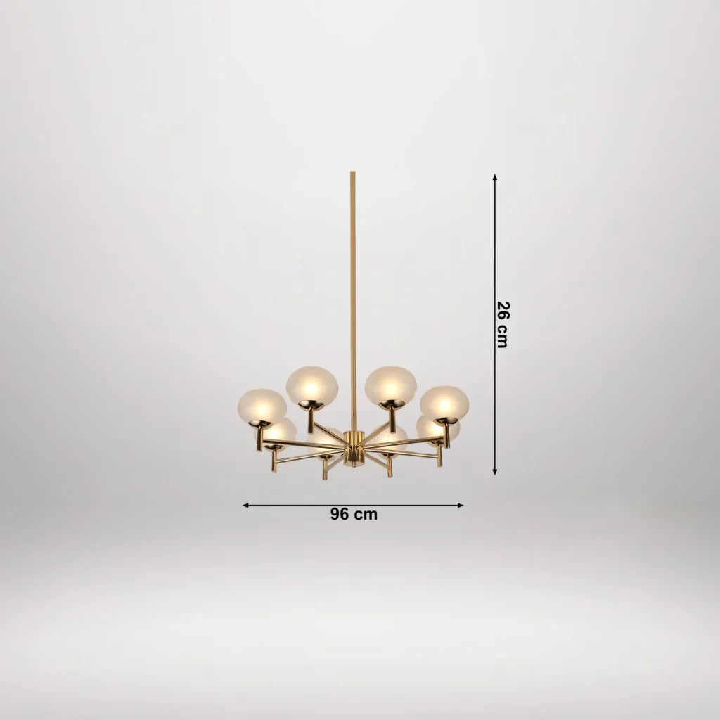 Adore creme crush chandelier