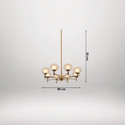 Adore creme crush chandelier