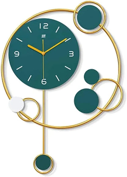 Adore Emerald green wall clock