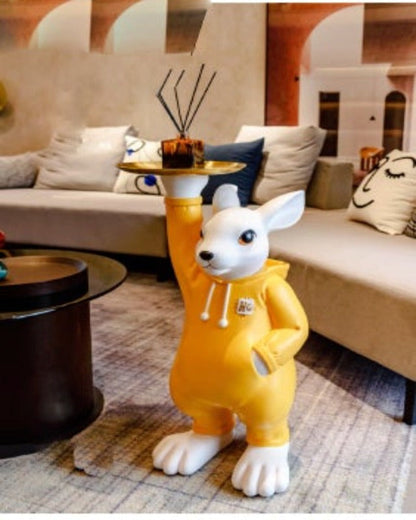 Adore hoodie boss bunny decor with SS tray Adore & Décor